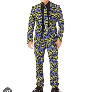 Batman Men's Suit Blazer And Pants Size 44 Jacket 37x33 Pants
